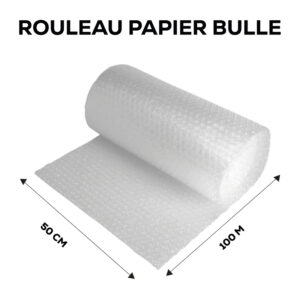 Rouleau De Film Bulle 50cm x 100 Mètres