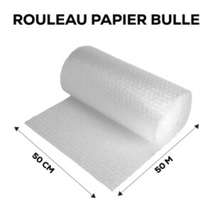 Rouleau De Film Bulle 50 cm x 50 Mètres